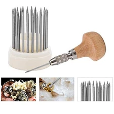 23 Pieces Jewelry Engraving Tools, Engraver Pen, Metal Beading Tools Set,