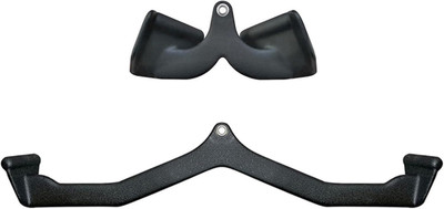Ergonomic LAT Pull Down Bars for Back & Triceps - Home Gym Cable Attachments