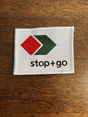 Rare Stop+Go Uniform Patch Auto Service Cars Die Autowerkstatt Garage Automobile