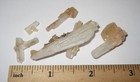 5 SMALL RARE NATURAL 0.4"-1.8" SCOLECITE & GOLDEN CALCITE CRYSTAL CLUSTERS 10.4g — photo 8