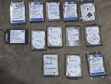 Laptop Hard Drive Lot Mixed 2.5 SATA HDD SSD WD Seagate Toshiba Hitachi Tested