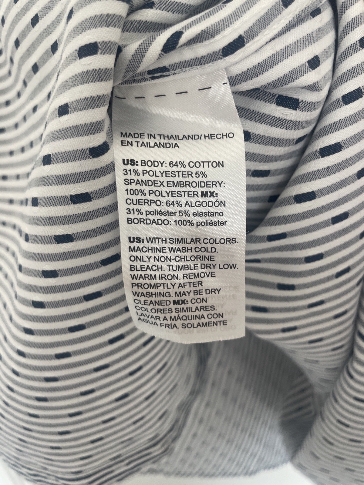 Chico’s Women’s Striped Patterned Collared Blouse… - image 5