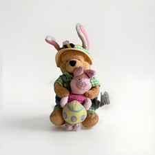 Disney Store Winnie The Pooh Piglet Easter 8" Plush Beanie Beanbag Easter Egg