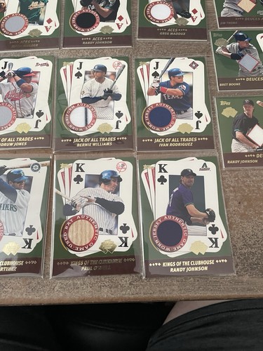 2002 Topps Baseball 5 Card Stud Complete 25 Card Set Relic, Jersey, Bat RARE - Picture 10 of 11