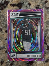 2022 Panini Score Fletcher Cox Elipse Parallel 25/299 No #248