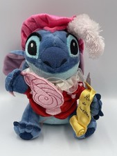 Disney Disneyland Store Valentine Day Stitch Bean Bag Plush 7" New With Tags