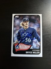 Bryce Miller Signed 2023 Topps Archives Rookie Card Seattle Mariners #143 Auto. rookie card picture