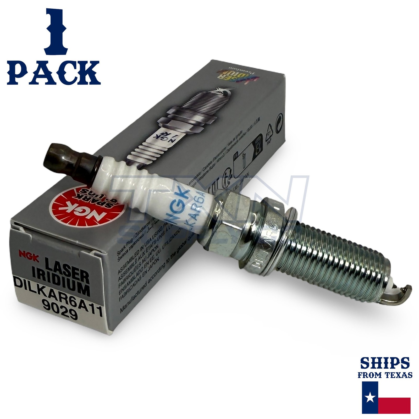 1 Pack NGK V-Power 9029 Spark Plugs DILKAR6A11