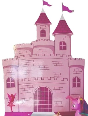 #ad Princess Castle Wall Decal Pink Castle Wall Stickers DecorGirls Bedroom Wall🏰 $19.99