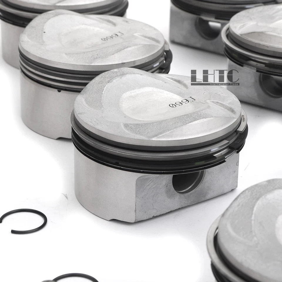 Pistons Rings Set Φ84.5mm STD Φ20mm For VW Touareg AUDI S5 A6 A8 Q7 4.2 BVJ CAU - Image 4 of 4