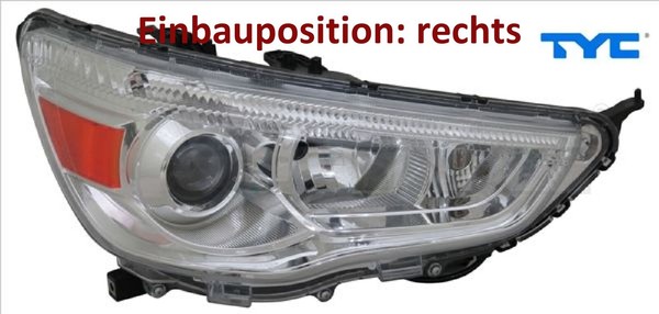 TYC 20-15045-05-2 Hauptscheinwerfer Rechts Scheinwerfer Frontscheinwerfer-image