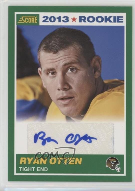 2013 Score 2013 Rookie Signatures Ryan Otten #415 Rookie Auto RC 1k5