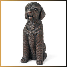 Member's Mark Sitting Dog Doodle Statue Decorative Outdoor Garden Yard Decor