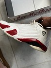 Air Jordan 14 White and Red Size 12 Used w/o original Box — photo 2