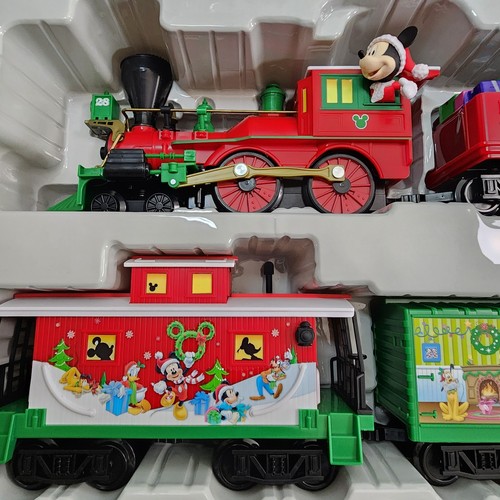 Natale Topolino Minnie Mouse Disney treno pronto da giocare locomotiva remota - Foto 22 di 23
