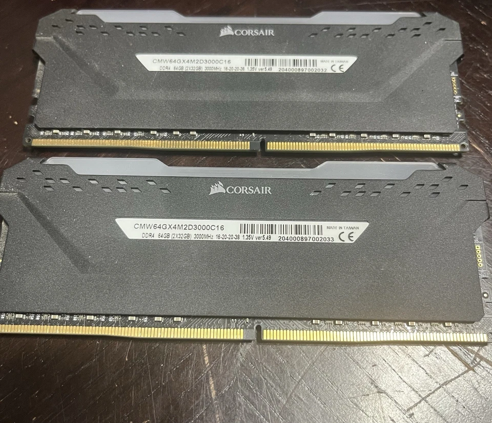 Corsair Vengeance RGB Pro 64GB (2 x 32GB) DDR4 3000MHz RAM - RGB Lighting - Image 2 of 2