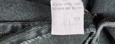 もも Vtg Lee Jeans Mens 29x30 Green Tapered Leg Actual 26x28 Denim Made