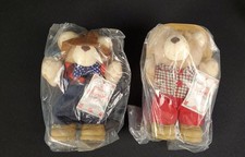 Furskins Plush Bears 1986 Farrell Boone 7 Wendy s w Tag Vintage Stuffed Animal