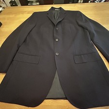 Polo Ralph Lauren Blazer Mens 42 L Virgin Wool Extrafine Made Italy Jacket VTG