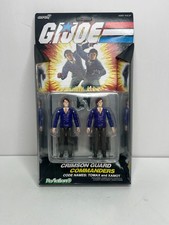 SUPER7 G.I JOE COBRA O-RING CRIMSON GUARD COMMANDERS TOMAX XAMOT 2 PACK REACTION