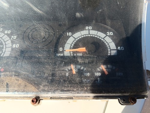 1990-02 ? GMC Top Kick Diesel Truck Instrument Panel Gauge Cluster Untested - Foto 23 di 23