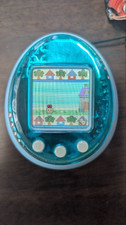 Bandai Tamagotchi iD L Blue Handheld Virtual Game Console Japan Tested Loose