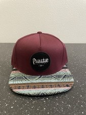 Primitive Maroon Multicolor Brim Strap Back H...