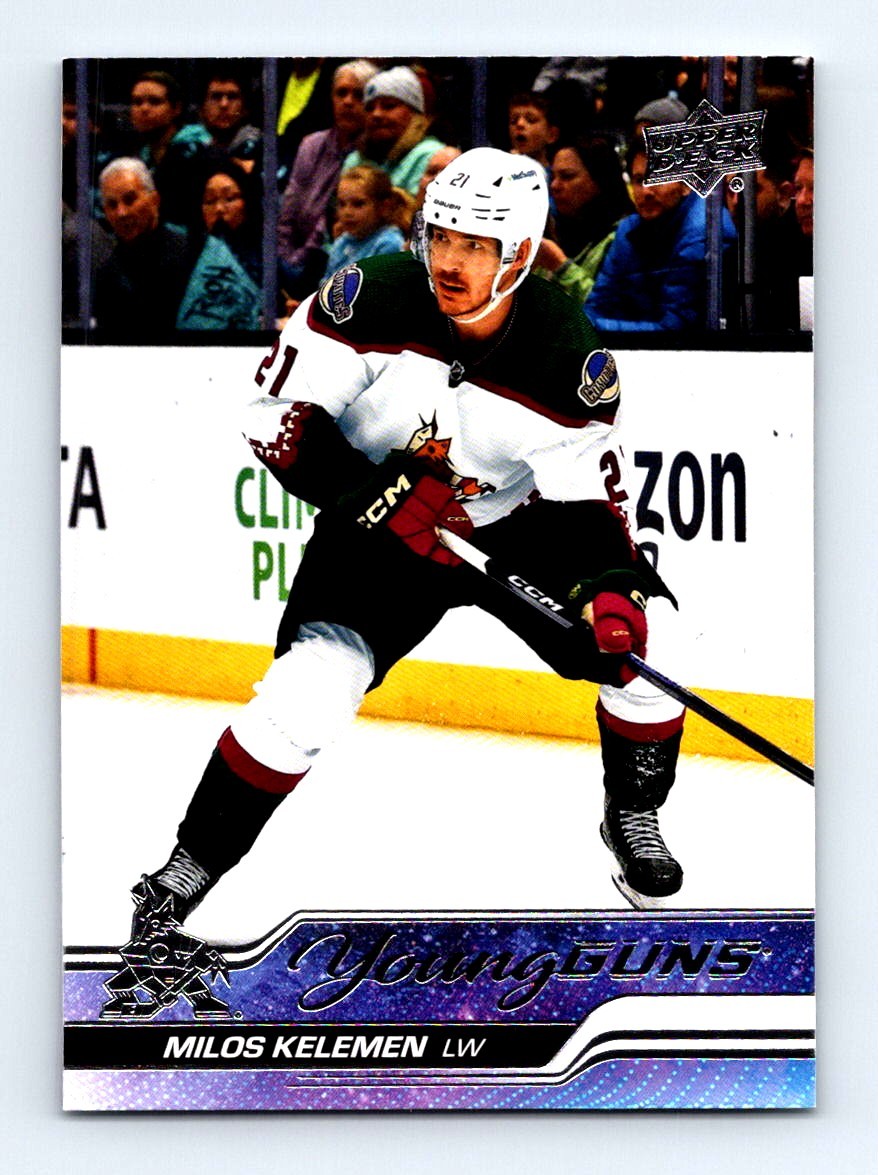 #211 2023-24 Upper Deck Young Guns | Milos Kelemen RC Arizona Coyotes