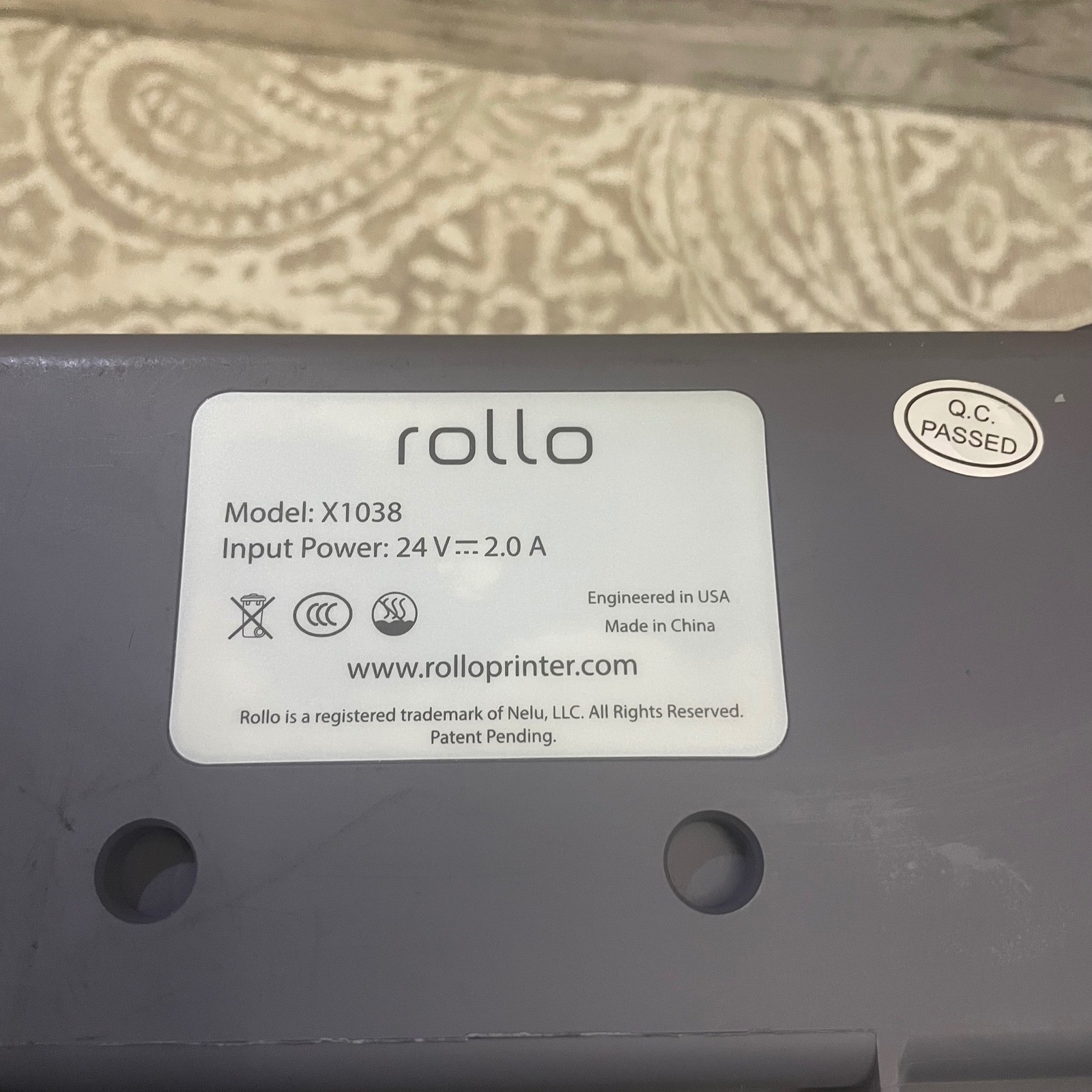 Rollo Label Printer Thermal Direct High Speed Commercial Grade 4 parts or repair