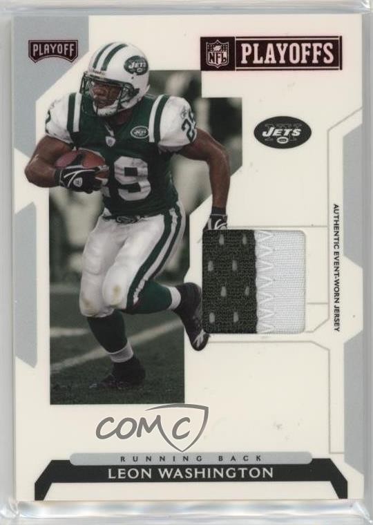 2007 Playoff NFL Playoffs Previews Bonus Pack Red Materials Leon Washington 5w0