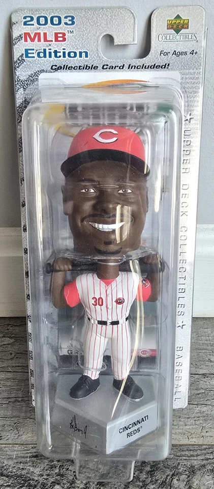KEN GRIFFY JR CINCINNATI REDS 2003 DECK SUPERIOR COLECIONADORES BOBBLEHEADS COM CARTÃO - Imagem 2 de 4