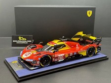 Ferrari 499P AF Corse #50 Le Mans 2024 Winner w/ Display Case 1/18 Looksmart