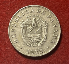 Panama 5 Centesimos 1973 Copper-Nickel Coin KM#23.2 T9936