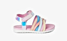 Wonder Nation Toddler Girls Huarache Multicolor Sandals Size 2 NIB