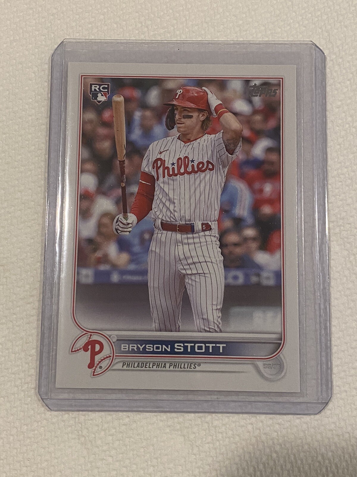 2022 Topps Update Series Bryson Stott RC Flagship Rookie US224 Phillies