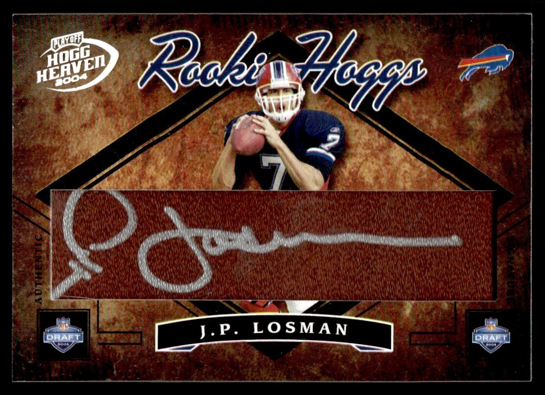 JP Losman Playoff Hogg Heaven Rookie Hoggs #RH20 Autograph