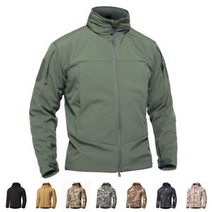 Outdoor Wasserdicht Tactical Softshell Herren Jacke Mantel Army Windbreaker Mit Kapuze Ebay