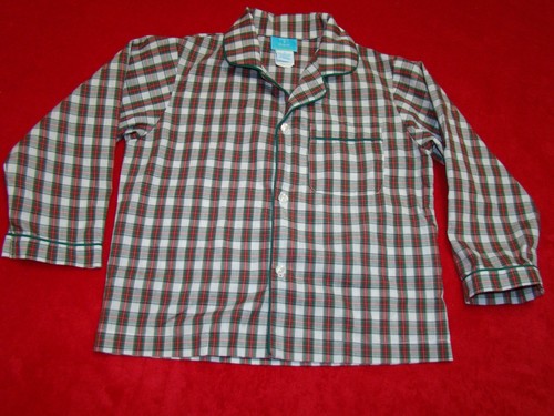 Claire & Charlie Boys Size 3 Boutique Plaid Christmas Pajamas Set Pants Shirt - Picture 3 of 5
