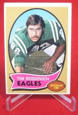 Tim Rossovich TOPPS NFL Football Card 1970 #167 EX 