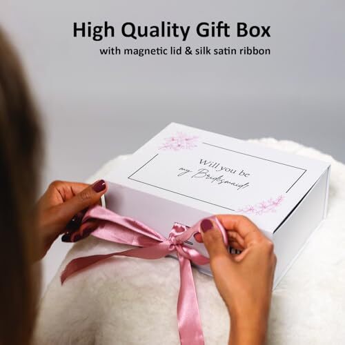 Bridesmaid Proposal Gift Box Complete Set Will You Be My Bridesmaid Box Bache... - Picture 3 of 8