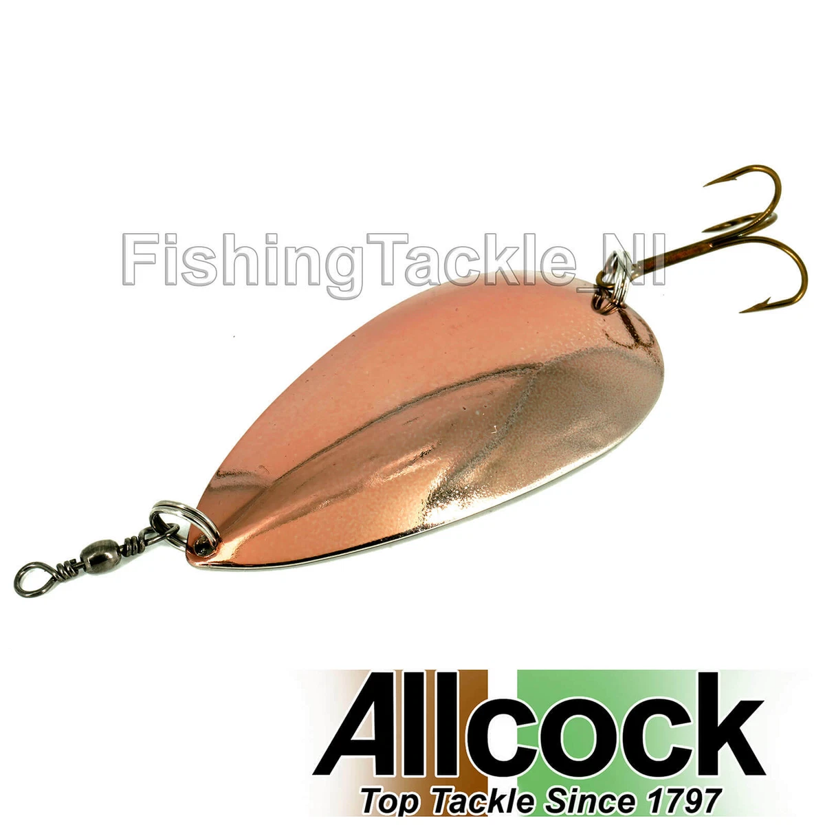 Cuillère extra lourde Allcock cuivre et argent leurres de pêche  traditionnels br