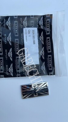 For Bentley First Edition GT Flag Badge RH/LH OEM:3SA853688