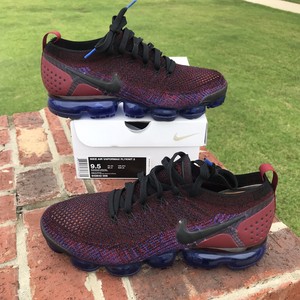 NIKE AIR VAPORMAX FLYKNIT 2 Team Red Maroon Men's Size 9.5 942842 006 OG ALL | eBay