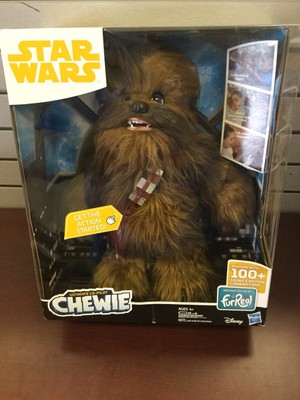 star wars furreal chewie plush