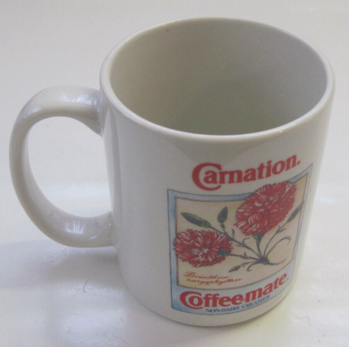 Carnation Coffee Mate Coffee Ceranic Mug Cup 1993 Botanical Collector Series - Picture 2 of 7