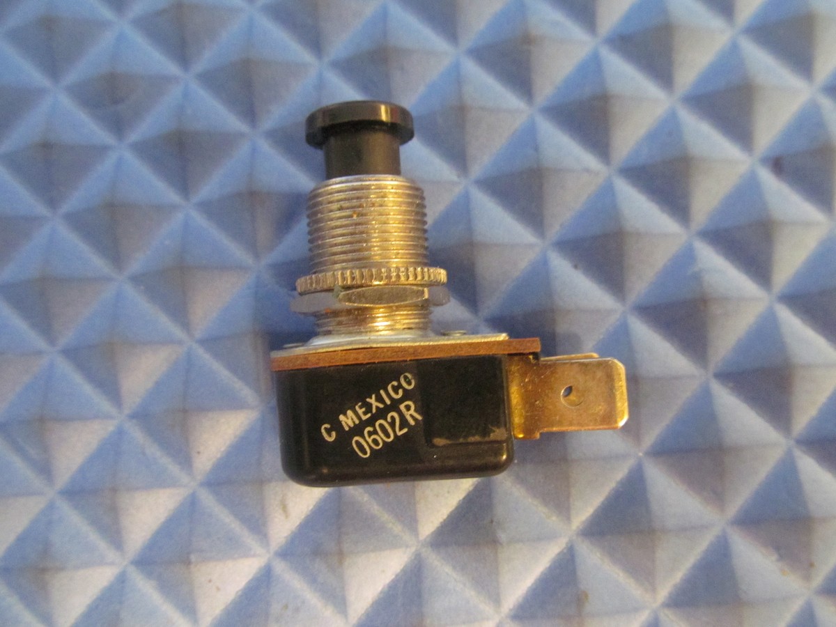 New Carling Push Button Switch 0602R 3A 250VAC 6A 125VAC 3/4A 125V