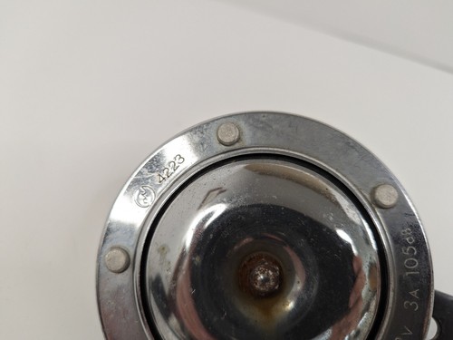 NIKKO 4223 Motorcycle Horn 12V 12 Volt 3A 105db Chrome Faced 4" dia. Japan - Picture 15 of 24