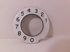 1 - Original Used Automatic Electric Porcelain Rural Dial Face Plate in Very GC