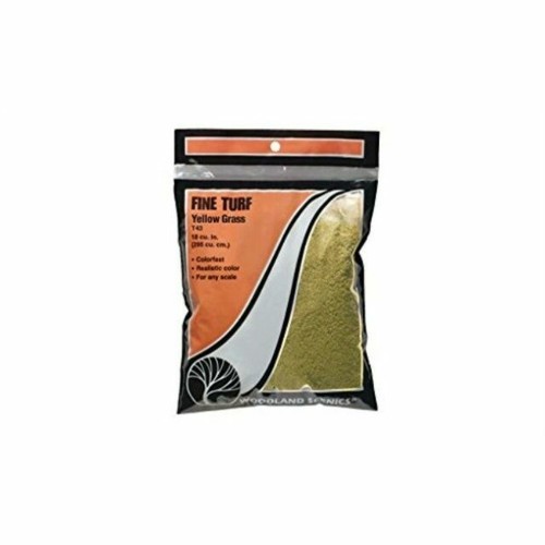 Woodland Scenics Turf - Fine Coarse Fall Yellow 32 Oz Model Train Scenery