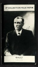 Felix Potin Chocolate France,, CELEBRITIES, 1st WORLD WAR HEROES, 1922, Galli